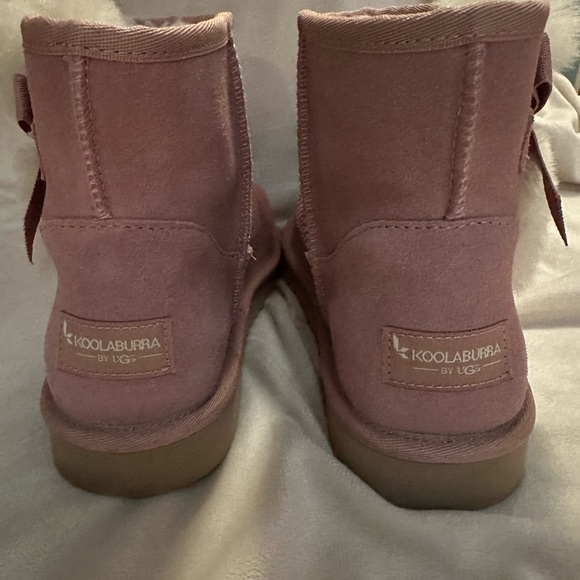 Koolaburra by UGG Women’s size 7 pink suede mini booties - Picture 4 of 9